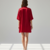 Red Silk Pyjama Set
