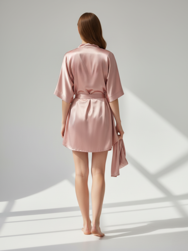 Rose Silk Pyjama Set