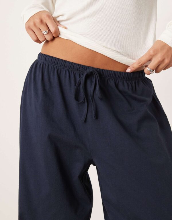 Navy Pyjama Trouser Bottoms