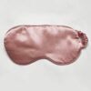 Pink Silk Blend Face & Eye Mask & Scrunchie Set