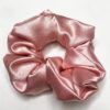 Pink Silk Blend Face & Eye Mask & Scrunchie Set